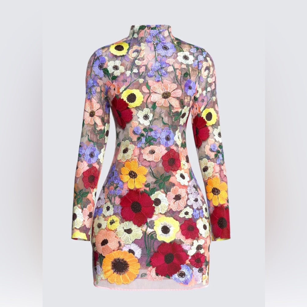 Taylor Swift Floral Grammys Dress Knockoff - Size S